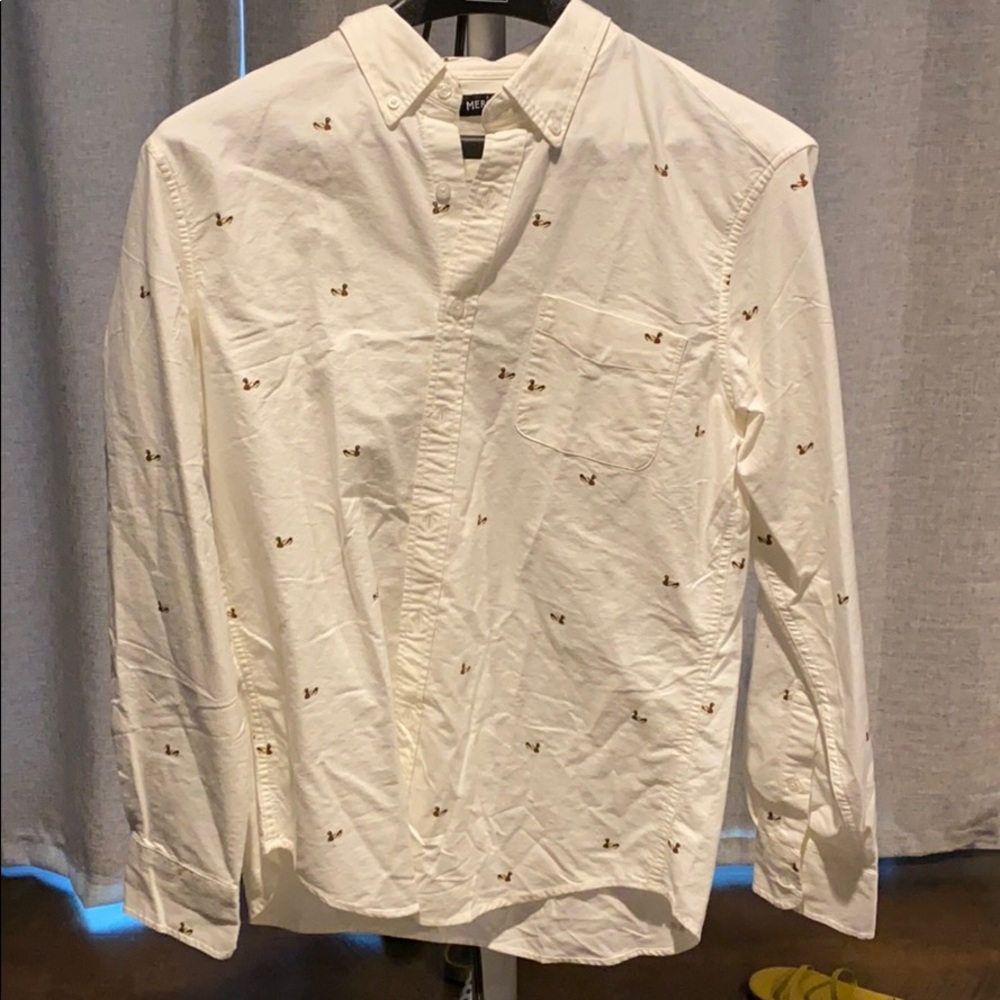 Men’s button down (duck pattern)
